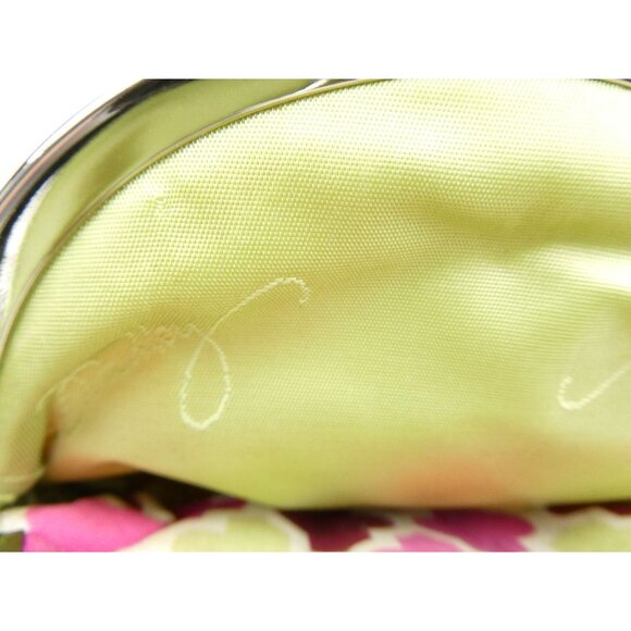 Vera Bradley Hello Dahlia Double Kiss Kisslock Coin Purse - Picture 10 of 14